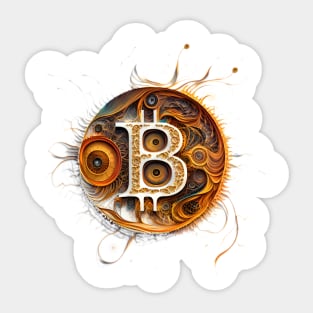Bitcoin Two by Patrick Hager Sticker